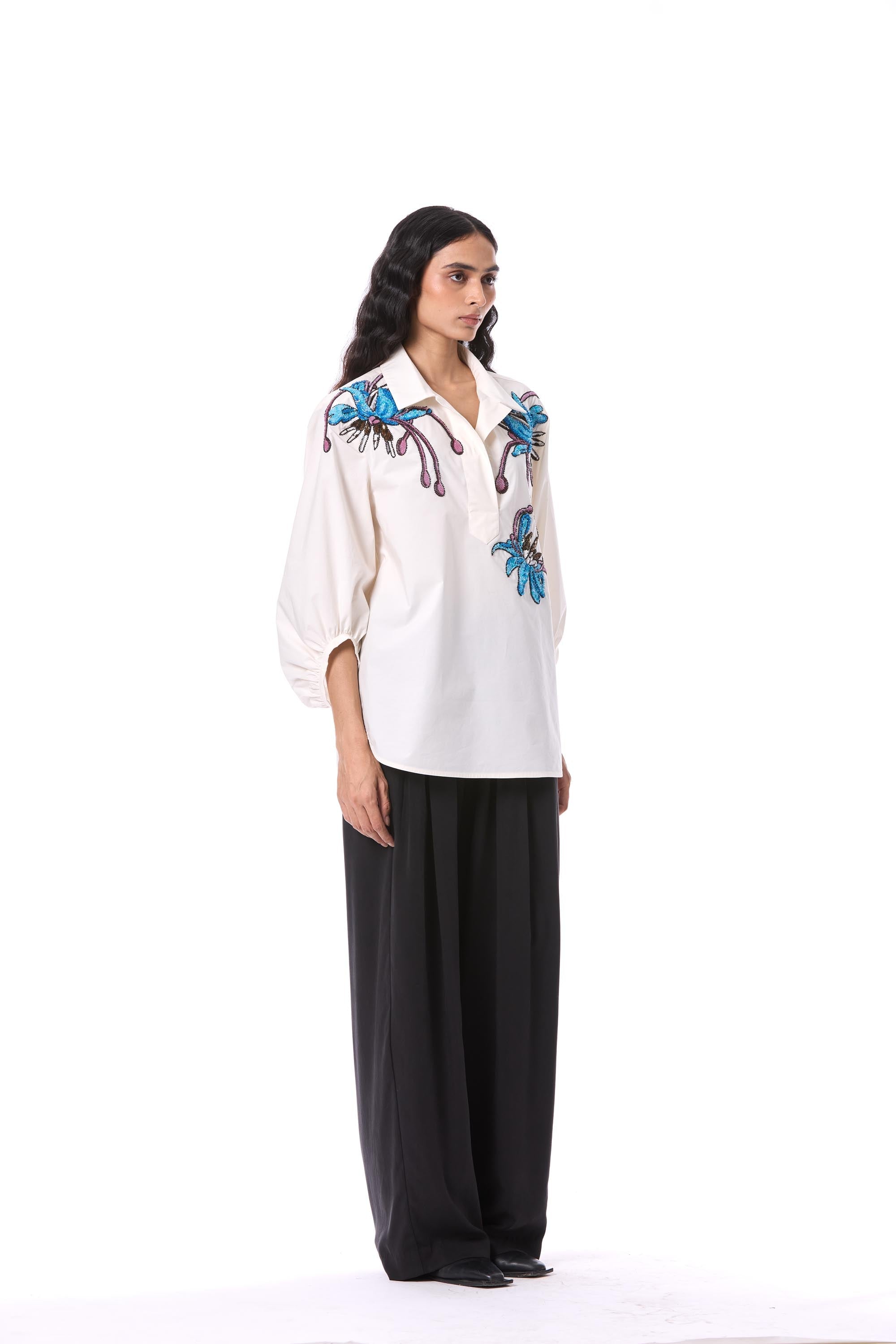 TANSY' EMBELLISHED TOP - Kanika Goyal Label