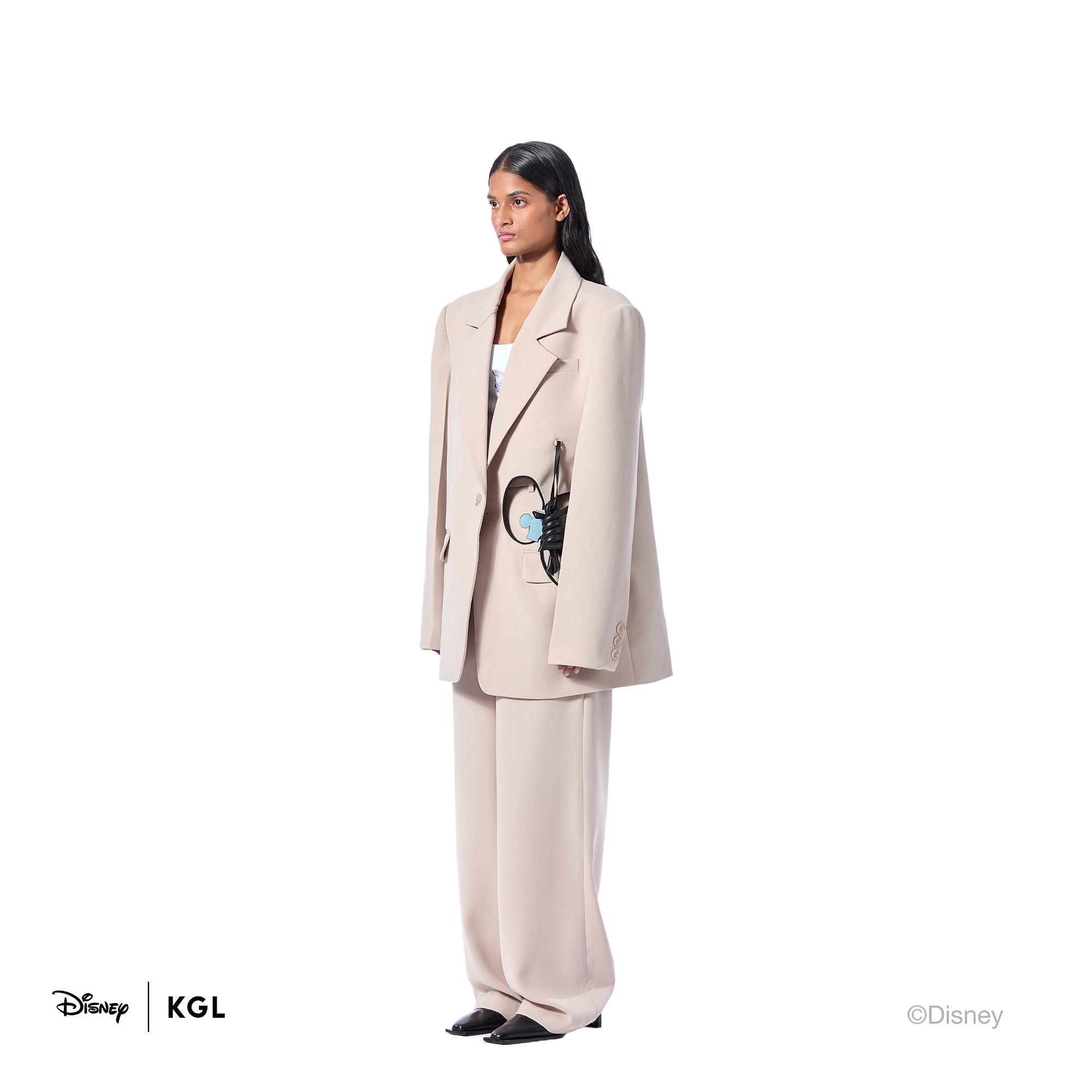 TAUPE HEADSPACE' BLAZER - Kanika Goyal Label