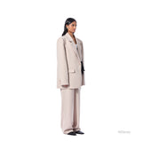 TAUPE HEADSPACE' BLAZER - Kanika Goyal Label