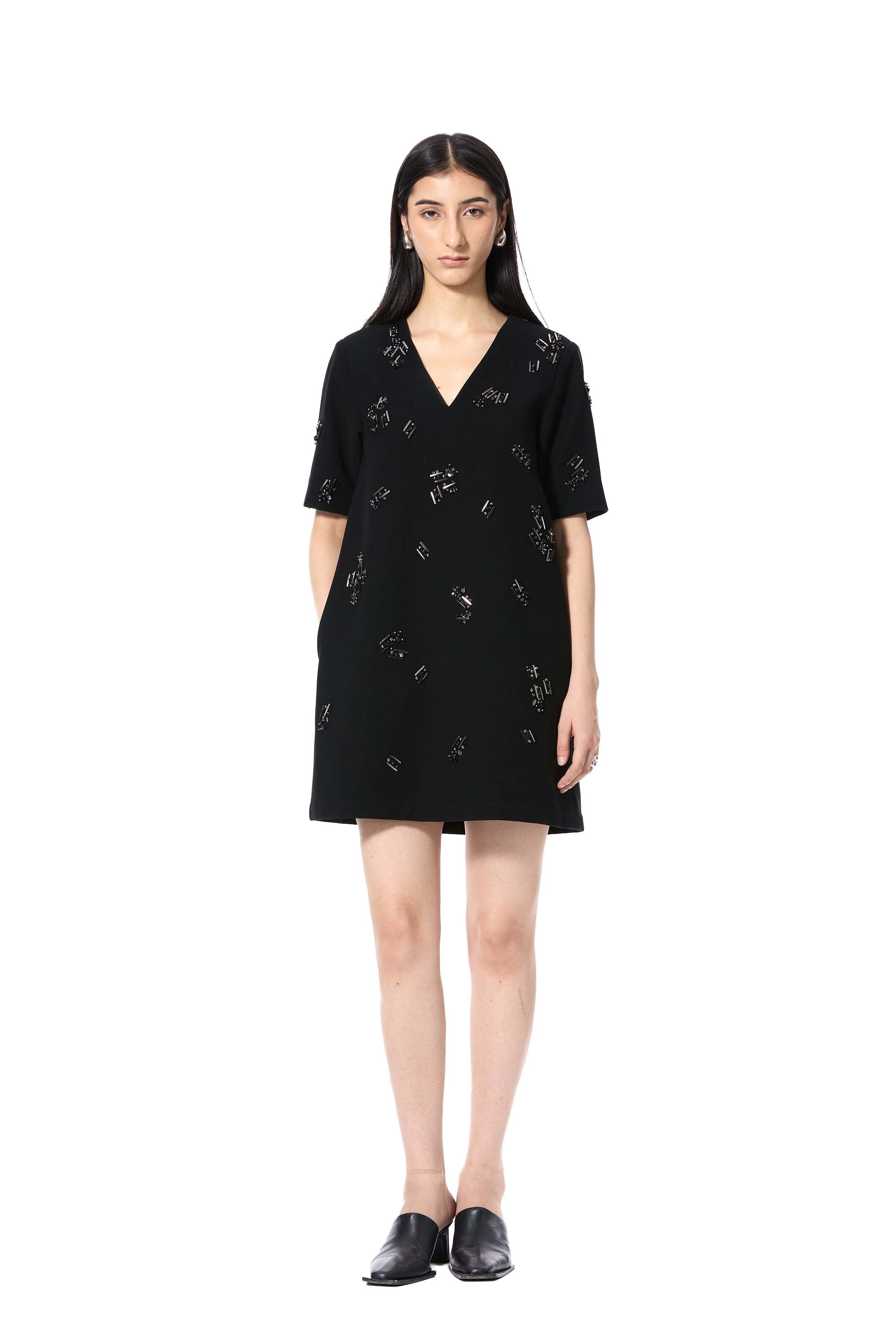 TRELLIS' EMBELLISHED DRESS - Kanika Goyal Label