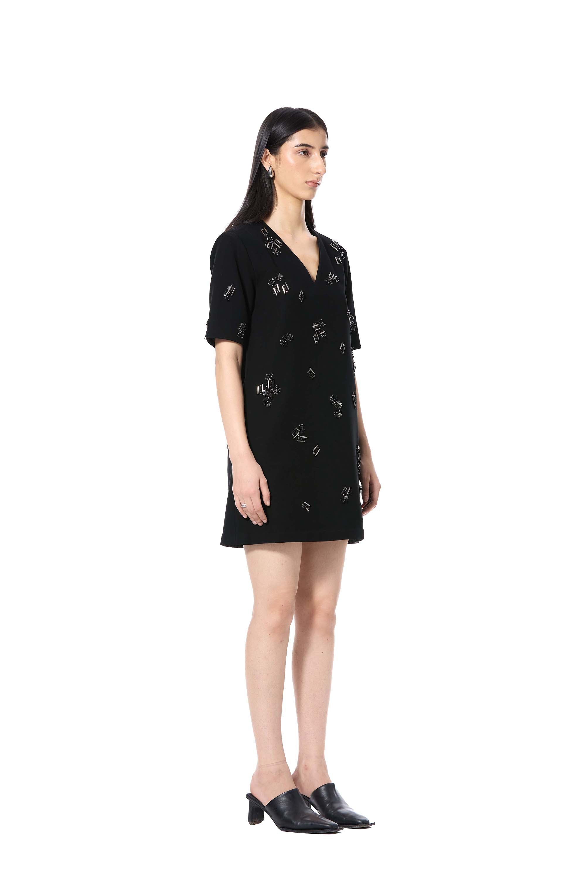TRELLIS' EMBELLISHED DRESS - Kanika Goyal Label