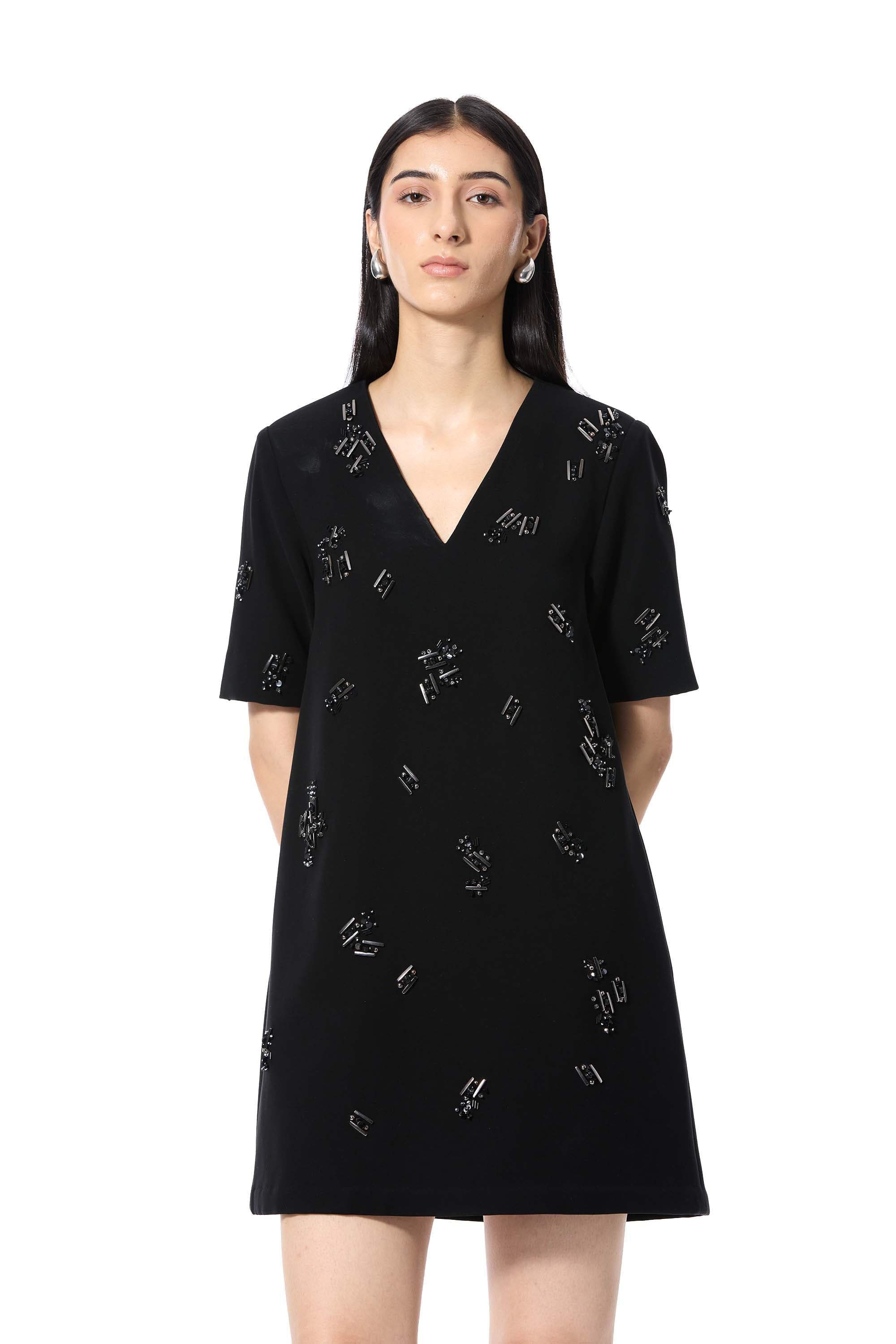 TRELLIS' EMBELLISHED DRESS - Kanika Goyal Label