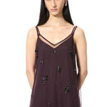 TRELLIS' EMBELLISHED SLIP DRESS - Kanika Goyal Label