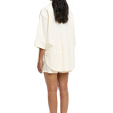 Twin Peonies' Hand Embellished Shirt - Kanika Goyal Label
