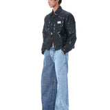 'TWINLINE' DENIM PANTS - Kanika Goyal Label