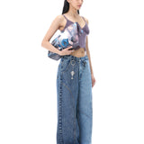 'TWINLINE' DENIM PANTS - Kanika Goyal Label