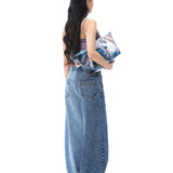 'TWINLINE' DENIM PANTS - Kanika Goyal Label