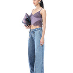 TWINLINE' DENIM PANTS - Kanika Goyal Label