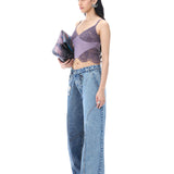 'TWINLINE' DENIM PANTS - Kanika Goyal Label
