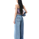 'TWINLINE' DENIM PANTS - Kanika Goyal Label