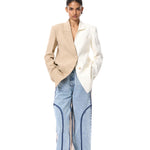 'UMBREL' HALF & HALF BLAZER - Kanika Goyal Label