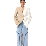 'UMBREL' HALF & HALF BLAZER - Kanika Goyal Label