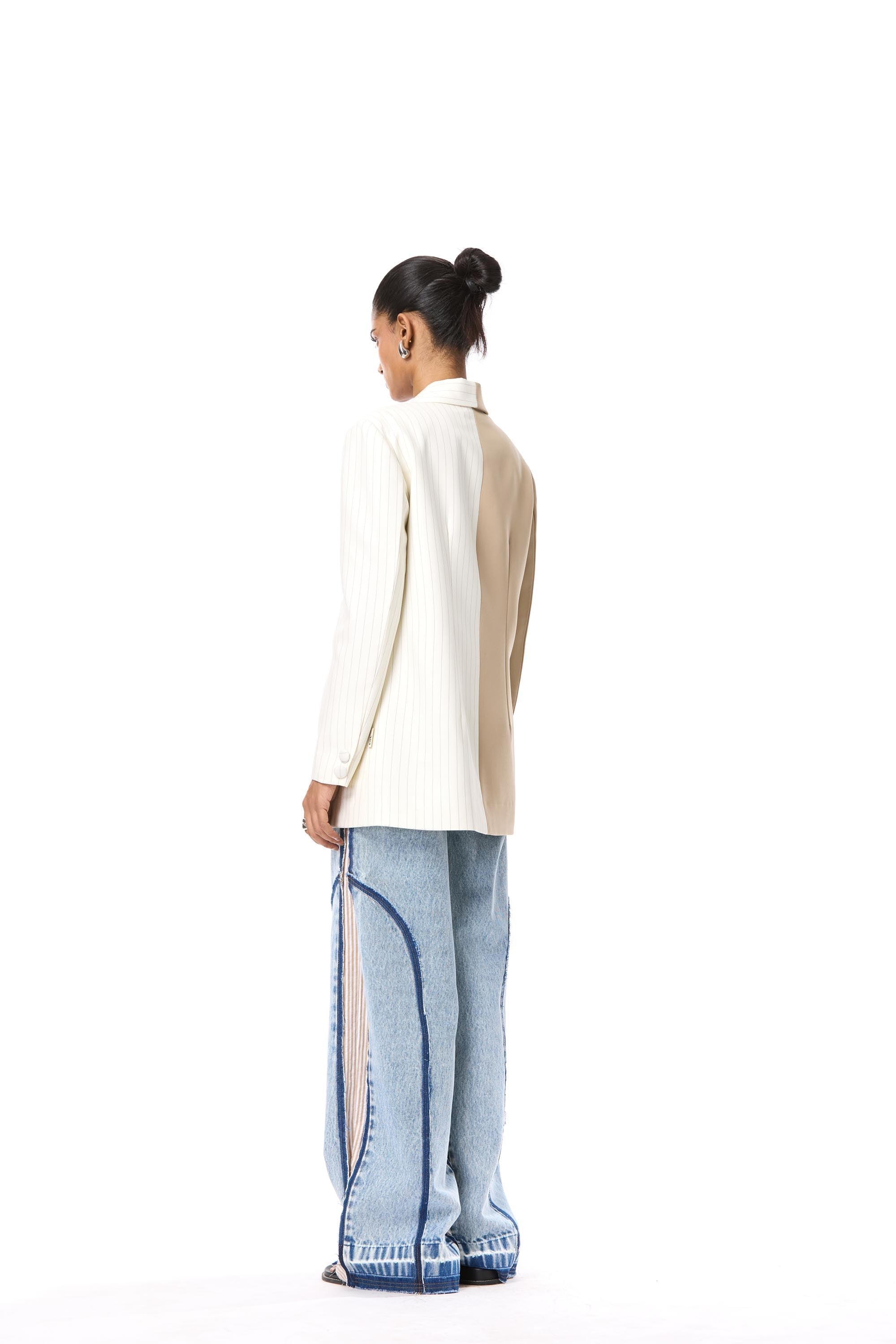 'UMBREL' HALF & HALF BLAZER - Kanika Goyal Label