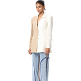 'UMBREL' HALF & HALF BLAZER - Kanika Goyal Label