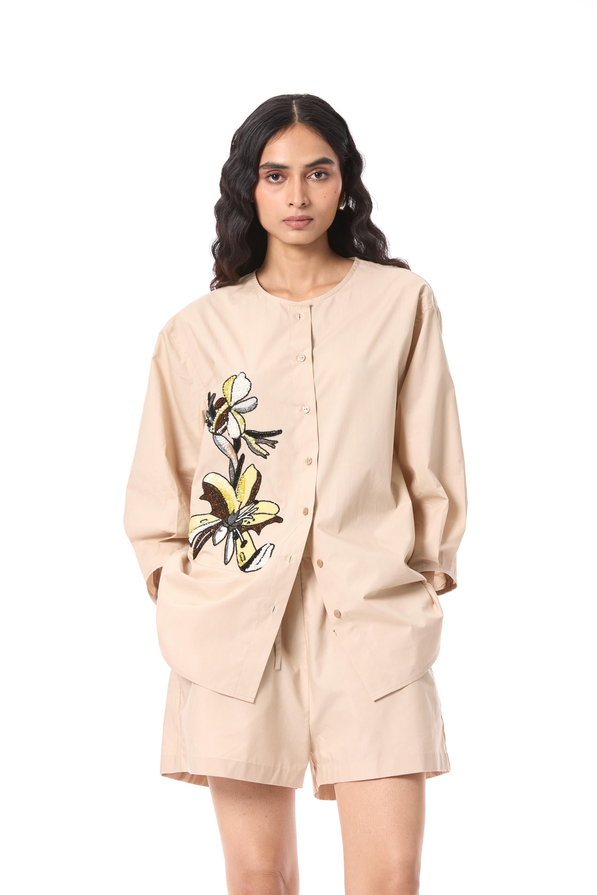 URSA' EMBELLISHED SHIRT - Kanika Goyal Label