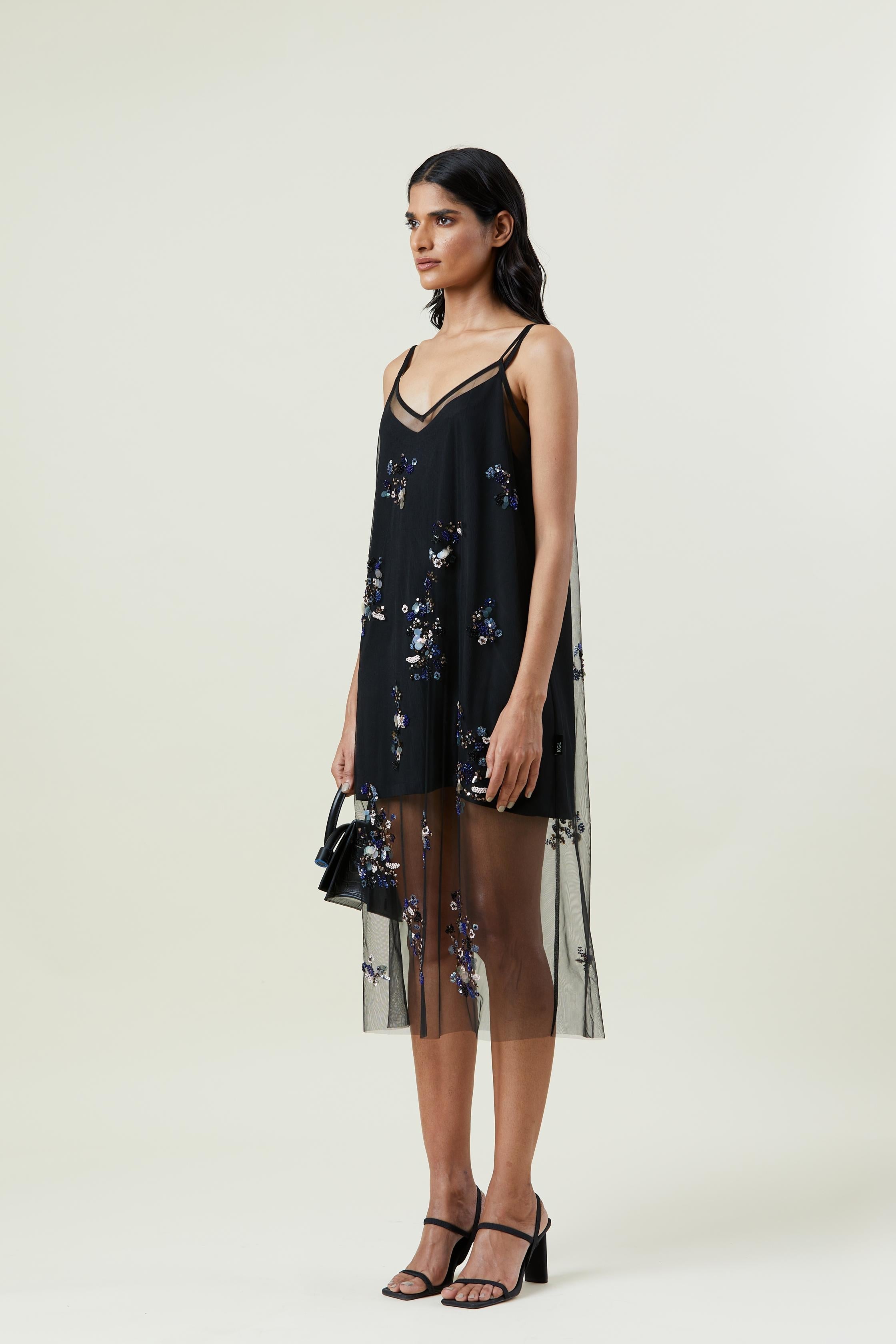 VAPOUR 2.0 Embellished Dress - Kanika Goyal Label