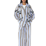 ‘VELA’ Faux Leather Appliquè Set - Kanika Goyal Label