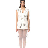 'VELNYX' EMBELLISHED SLIP DRESS - Kanika Goyal Label