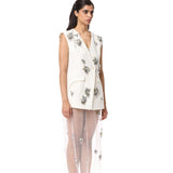 'VELNYX' EMBELLISHED SLIP DRESS - Kanika Goyal Label