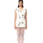 'VELNYX' FITTED EMBELLISHED VEST - Kanika Goyal Label