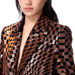 WARPED MATTER EMBELLISHED BLAZER - Kanika Goyal Label