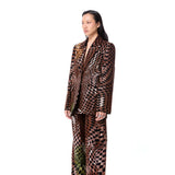 WARPED MATTER EMBELLISHED BLAZER - Kanika Goyal Label