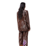 WARPED MATTER EMBELLISHED BLAZER - Kanika Goyal Label