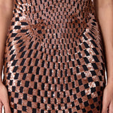 WARPED MATTER EMBELLISHED DRESS - Kanika Goyal Label