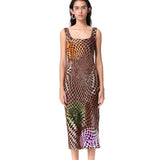 WARPED MATTER EMBELLISHED DRESS - Kanika Goyal Label