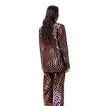 WARPED MATTER EMBELLISHED PANTS - Kanika Goyal Label