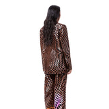 WARPED MATTER EMBELLISHED PANTS - Kanika Goyal Label