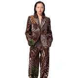 WARPED MATTER EMBELLISHED PANTS - Kanika Goyal Label