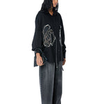 WARPED VINE Denim Appliqu Shirt - Kanika Goyal Label