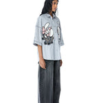 WARPED VINE' Dual Embellished Shirt - Kanika Goyal Label