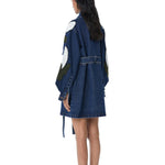‘WARPED VINE’ Embellished Trench - Kanika Goyal Label