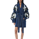 ‘WARPED VINE’ Embellished Trench - Kanika Goyal Label