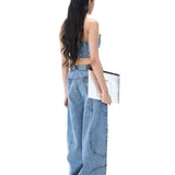 ‘WEAVETRACE’ DENIM TOP - Kanika Goyal Label