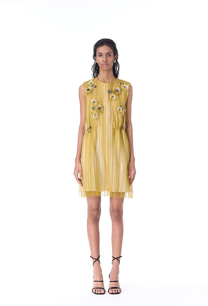 XANTHE' EMBELLISHED DRESS - Kanika Goyal Label