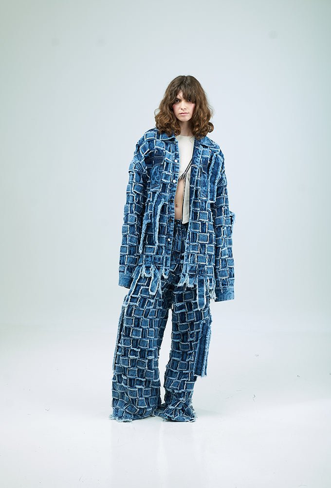 ZANE Shredded Denim Pants - Kanika Goyal Label