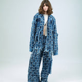 ZANE Shredded Denim Pants - Kanika Goyal Label