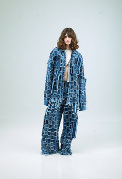 ZANE Shredded Denim Pants - Kanika Goyal Label