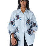 ZANY' Embellished Shirt - Kanika Goyal Label