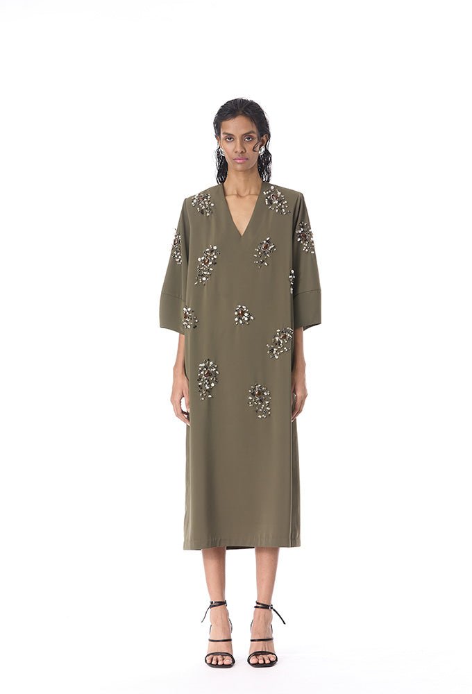 ZEVIDA' EMBELLISHED DRESS - Kanika Goyal Label