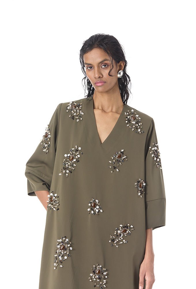 ZEVIDA' EMBELLISHED DRESS - Kanika Goyal Label