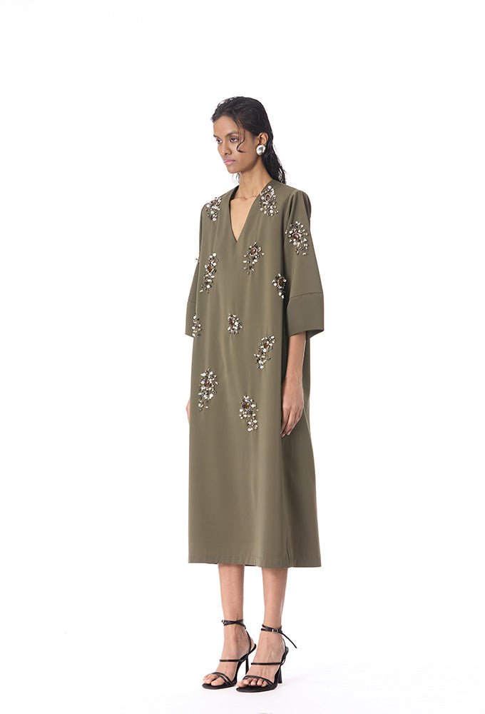 ZEVIDA' EMBELLISHED DRESS - Kanika Goyal Label