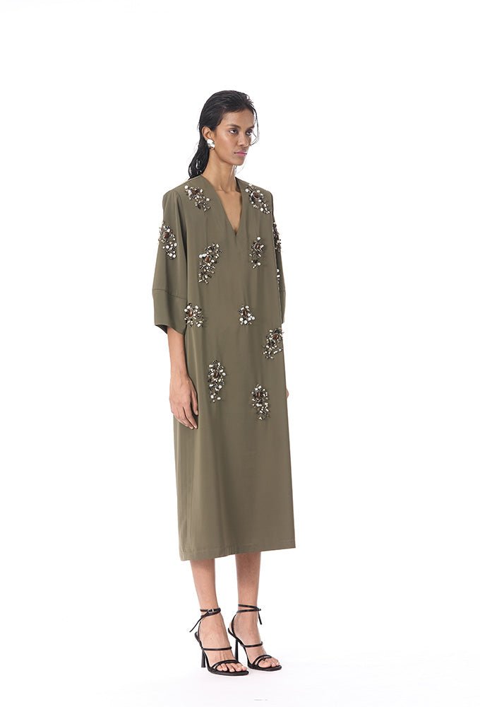 ZEVIDA' EMBELLISHED DRESS - Kanika Goyal Label