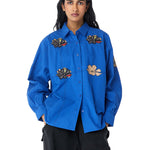 ‘ZYLA’ Appliquè Shirt - Kanika Goyal Label