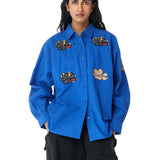 ‘ZYLA’ Appliquè Shirt - Kanika Goyal Label