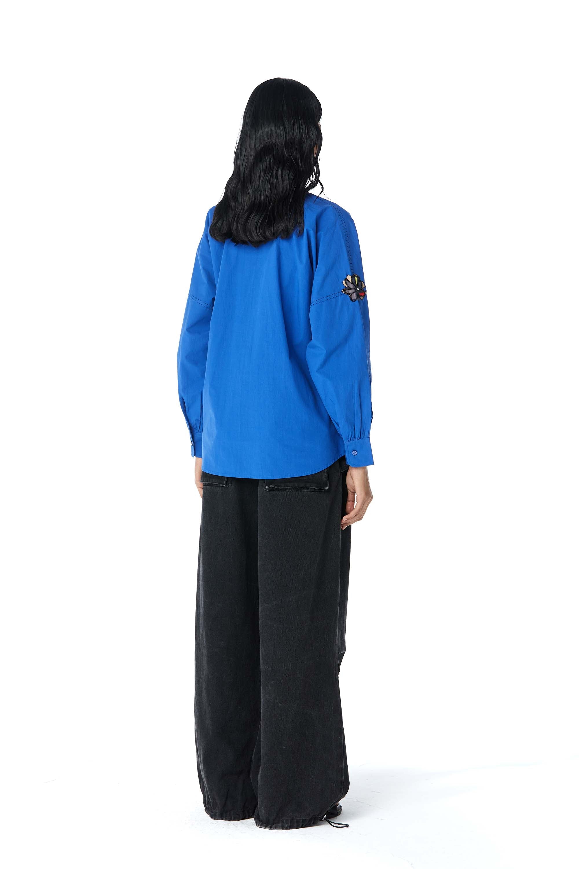 ‘ZYLA’ Appliquè Shirt - Kanika Goyal Label