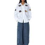 ‘ZYLA’ Appliquè Shirt - Kanika Goyal Label